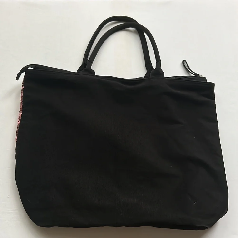 Victoria’s Secret Pink and White Sequin Tote Bag
